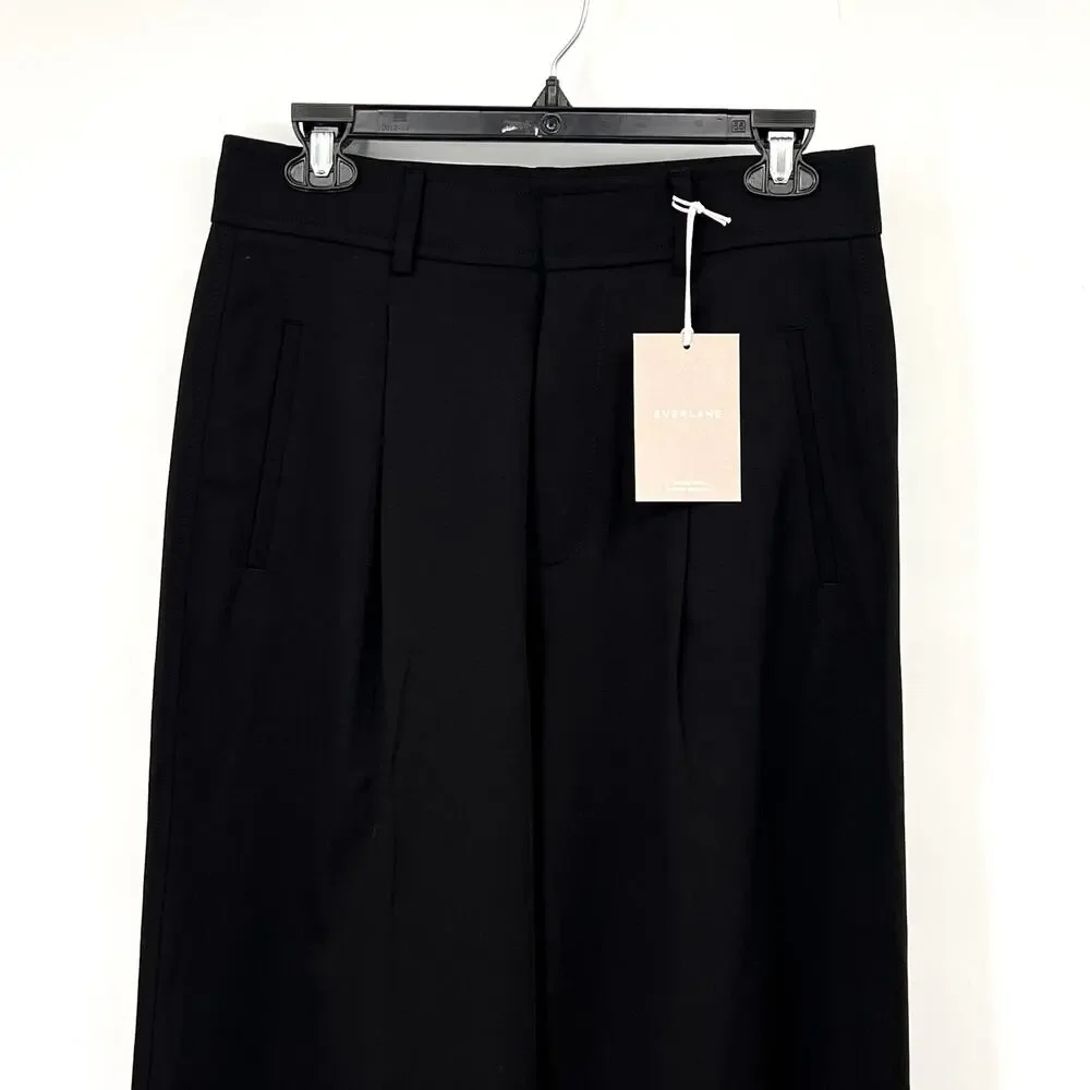 Everlane Womens The Way-High Drape Pant Size 8 Black 31